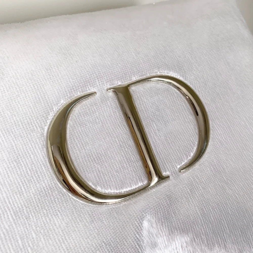 Dior furry zippy pouch